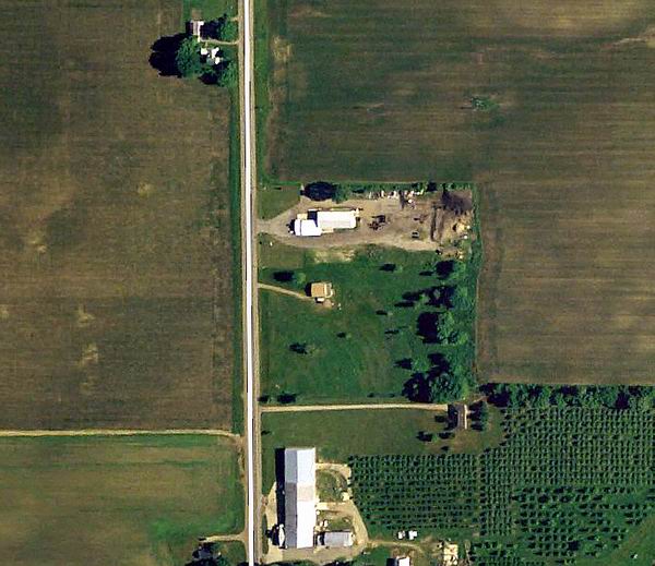 Coldwater Drive-In Theatre - Aerial